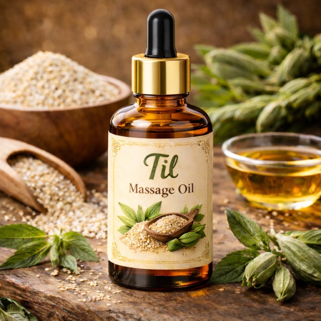 100% Pure Til Massage Oil